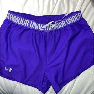 Purple Under Armor Shorts